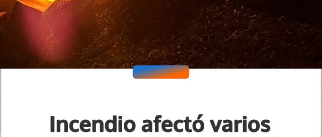Incendio afectó varios vehículos en la Comisaría Primera de Iguazú